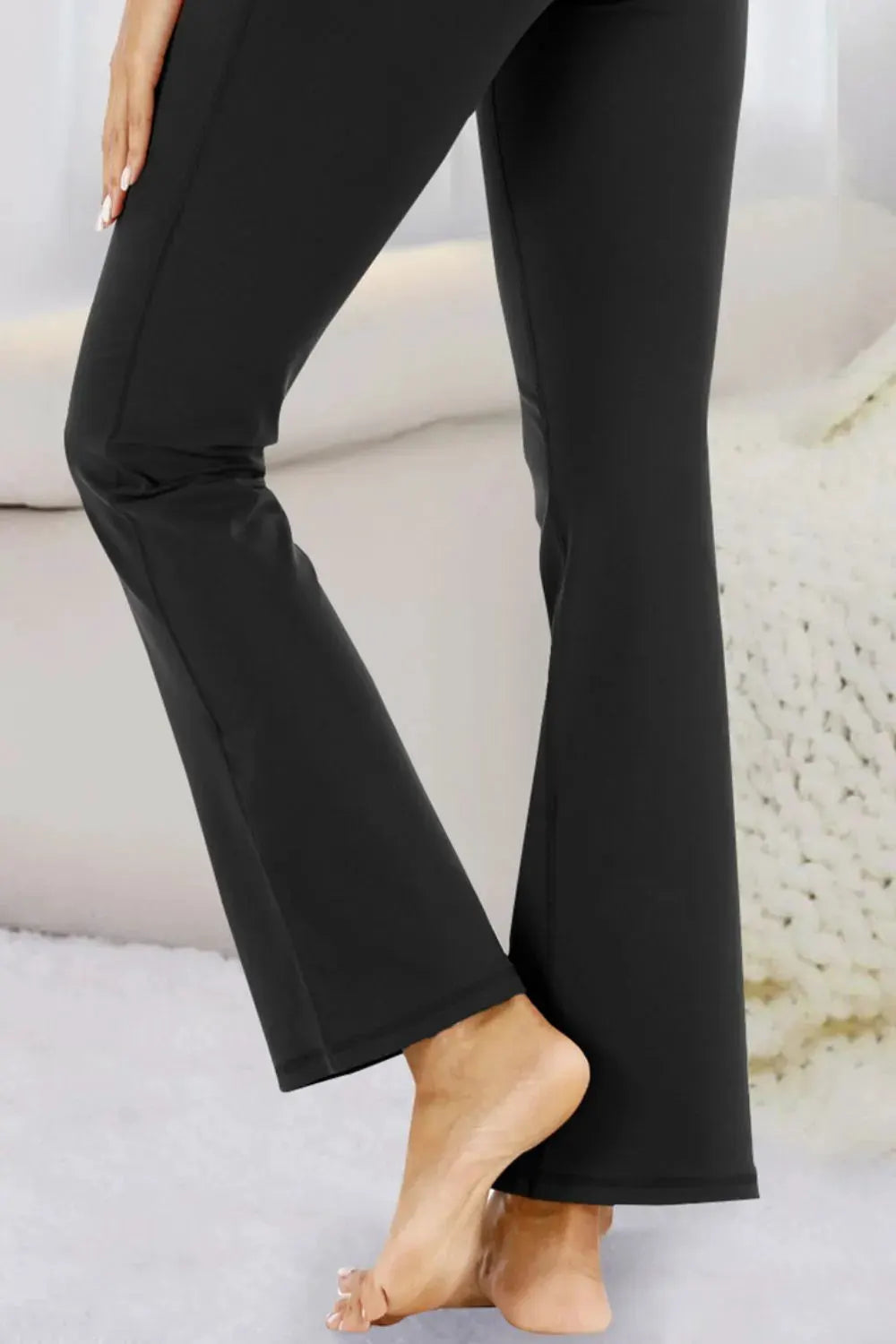 Pocketed High Waist Active Pants by Partner Label