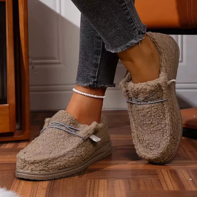Round Toe Flats Slip-Ons by Partner Label