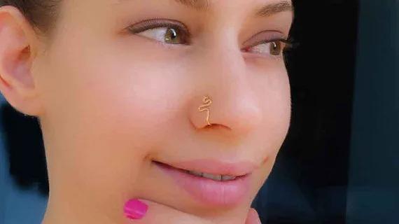 Piercing Trend No Hole False Lip Ring Lip Nail Lip Clip False Nose by Maiden-Art