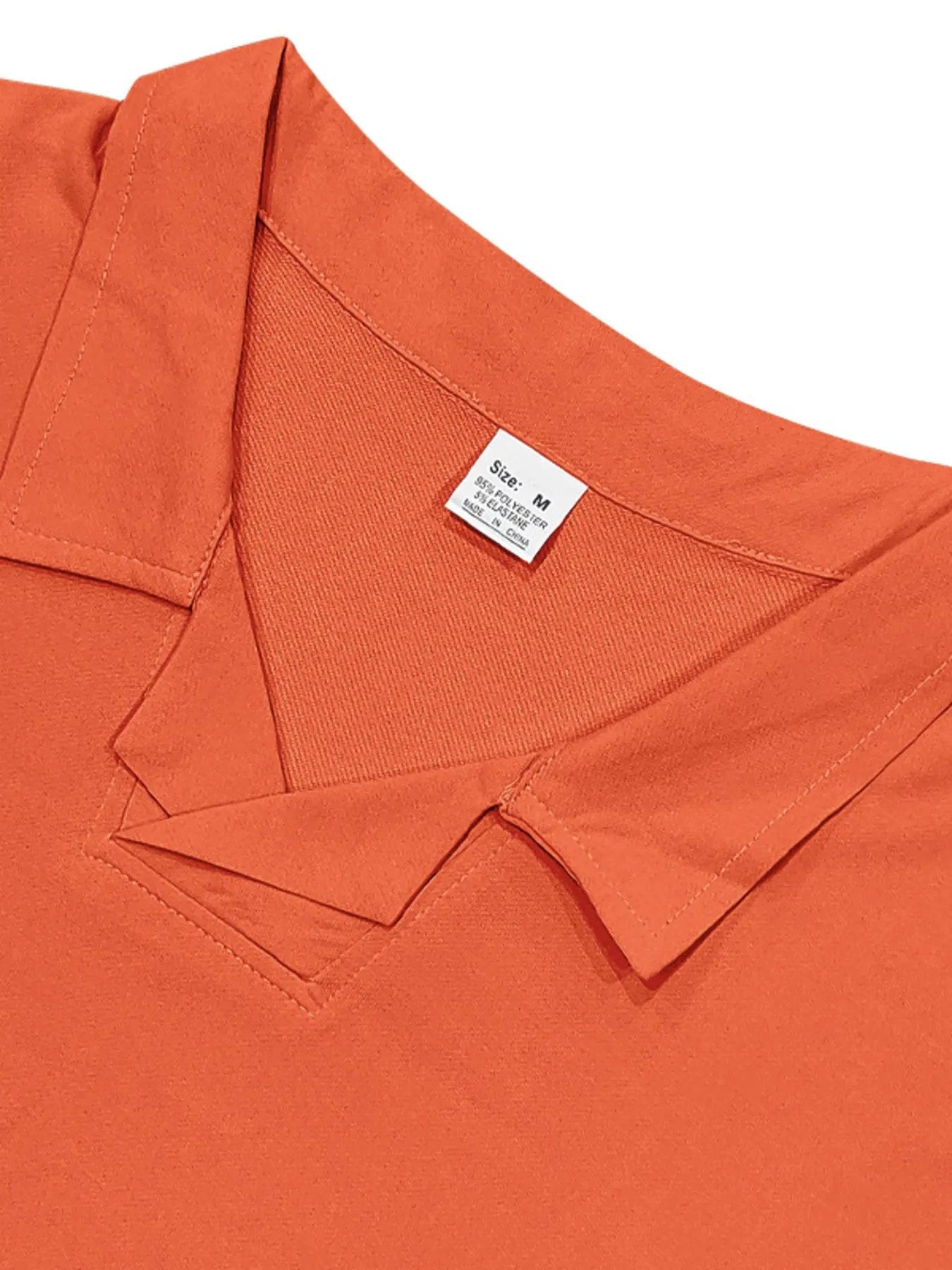 Men's Full Size Casual Short Sleeve Polo Plus Size by Trendsi
