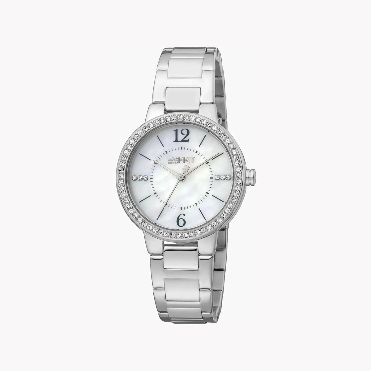 Esprit Women's Silver Stainless Steel Watch, White Dial | Es1l123m0015 by ESPRIT