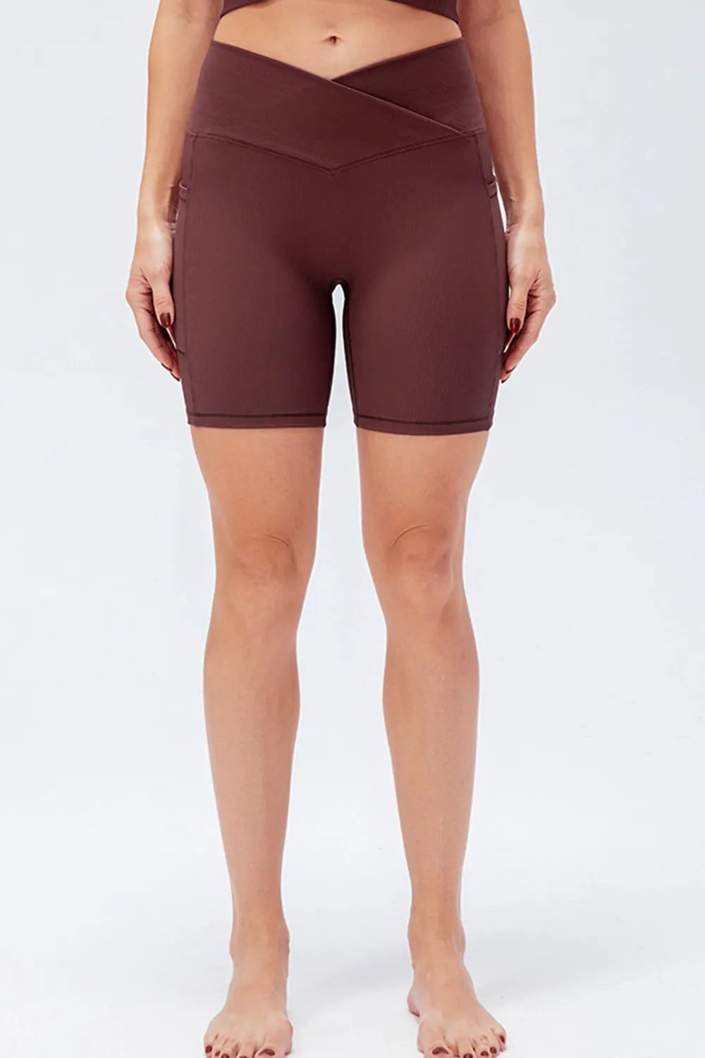 Slim Fit V-Waistband Sports Shorts by Partner Label