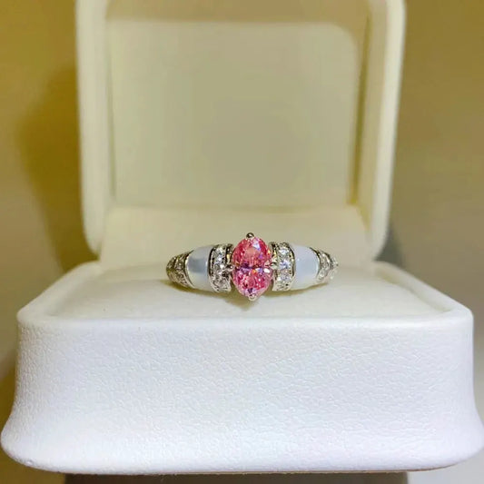 1 Carat Moissanite 925 Sterling Silver Ring by Partner Label