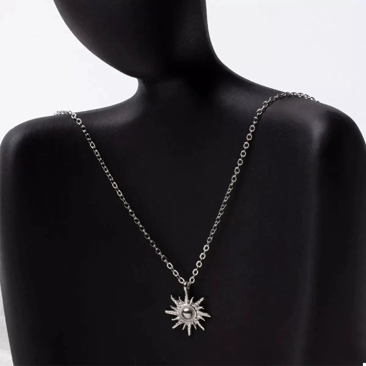 Sunburst Pendant Necklace by Partner Labels