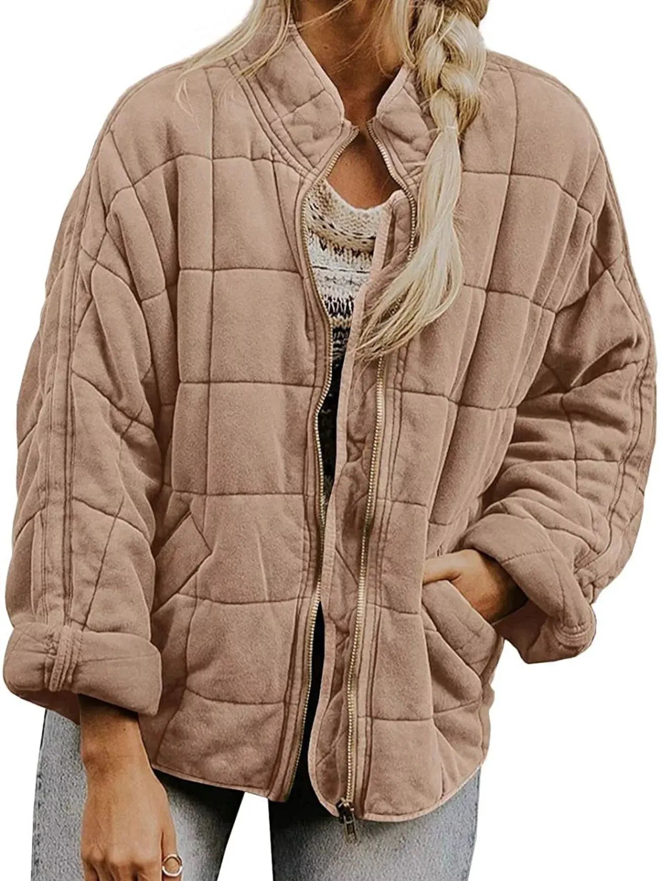 Quilted Zip Up Outerwear | Partner Labels Selection by Partner Label