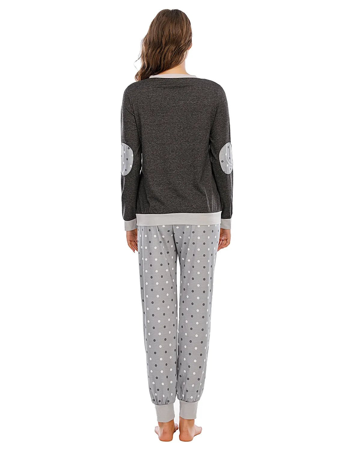 Long Sleeve Top and Polka Dot Pants Set by POL