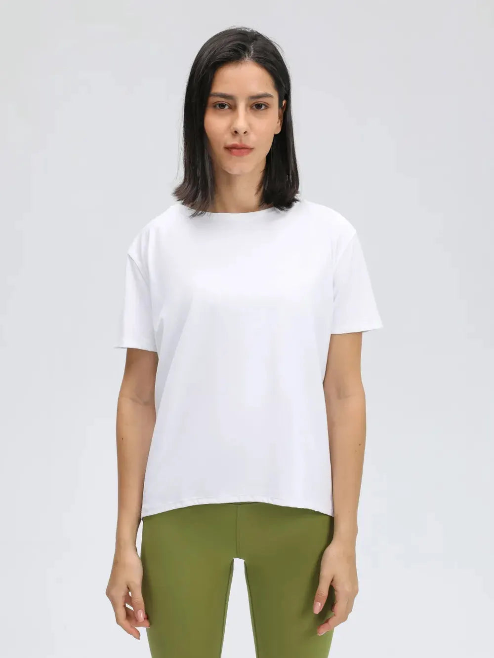 Millennia Round Neck Short Sleeve Active T-Shirt by Millennia