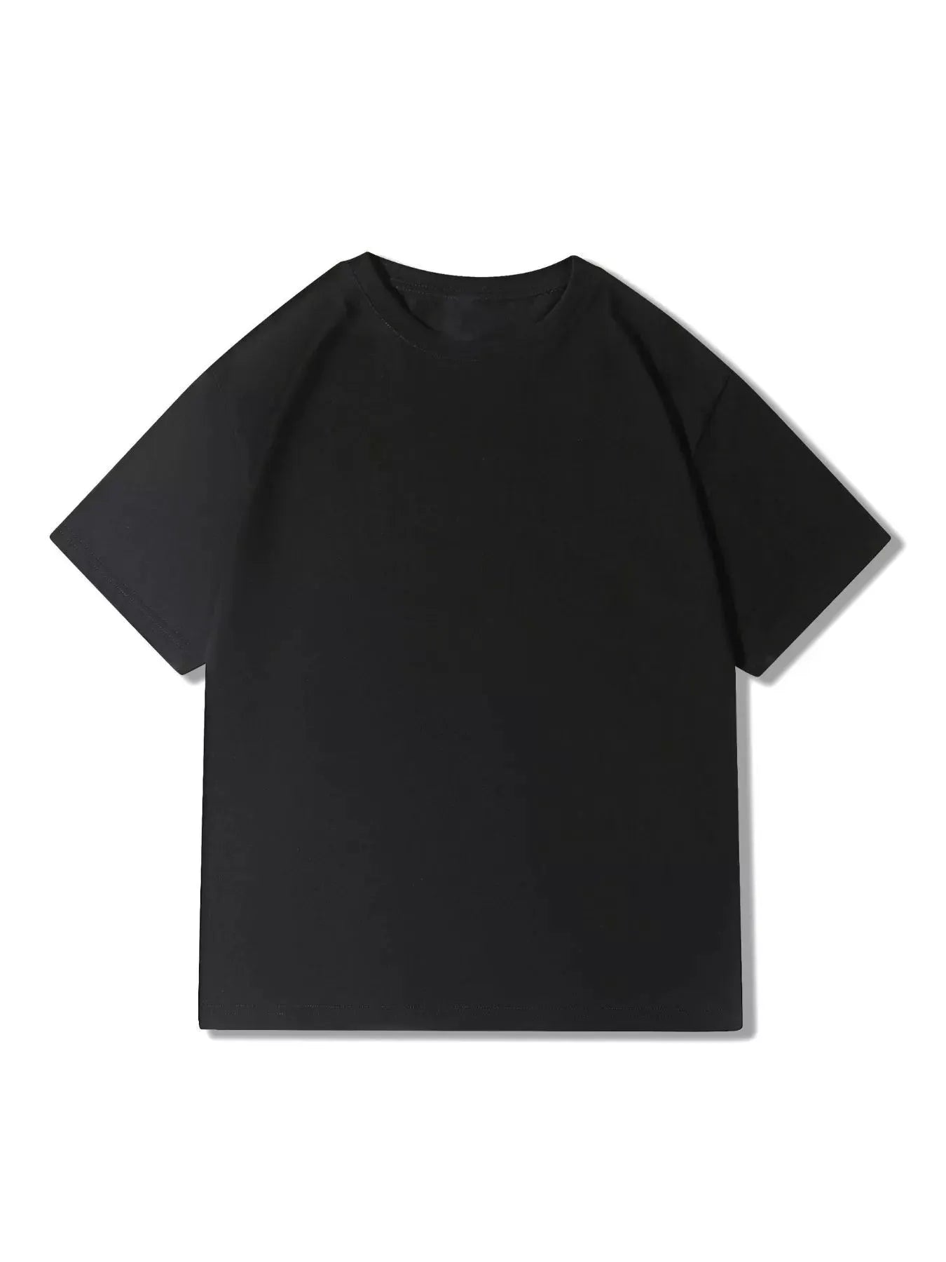 Men's Full Size Classic Crew Neck Solid Color T-Shirt Plus Size by Trendsi