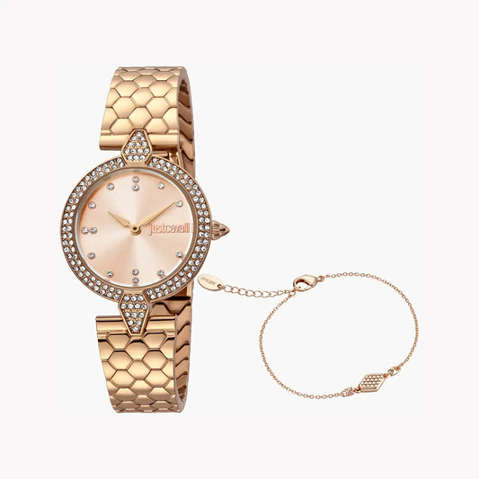 Just Cavalli Women's Rose Gold Watch, Elegant Design | Jc1l159m0075 by JUST CAVALLI