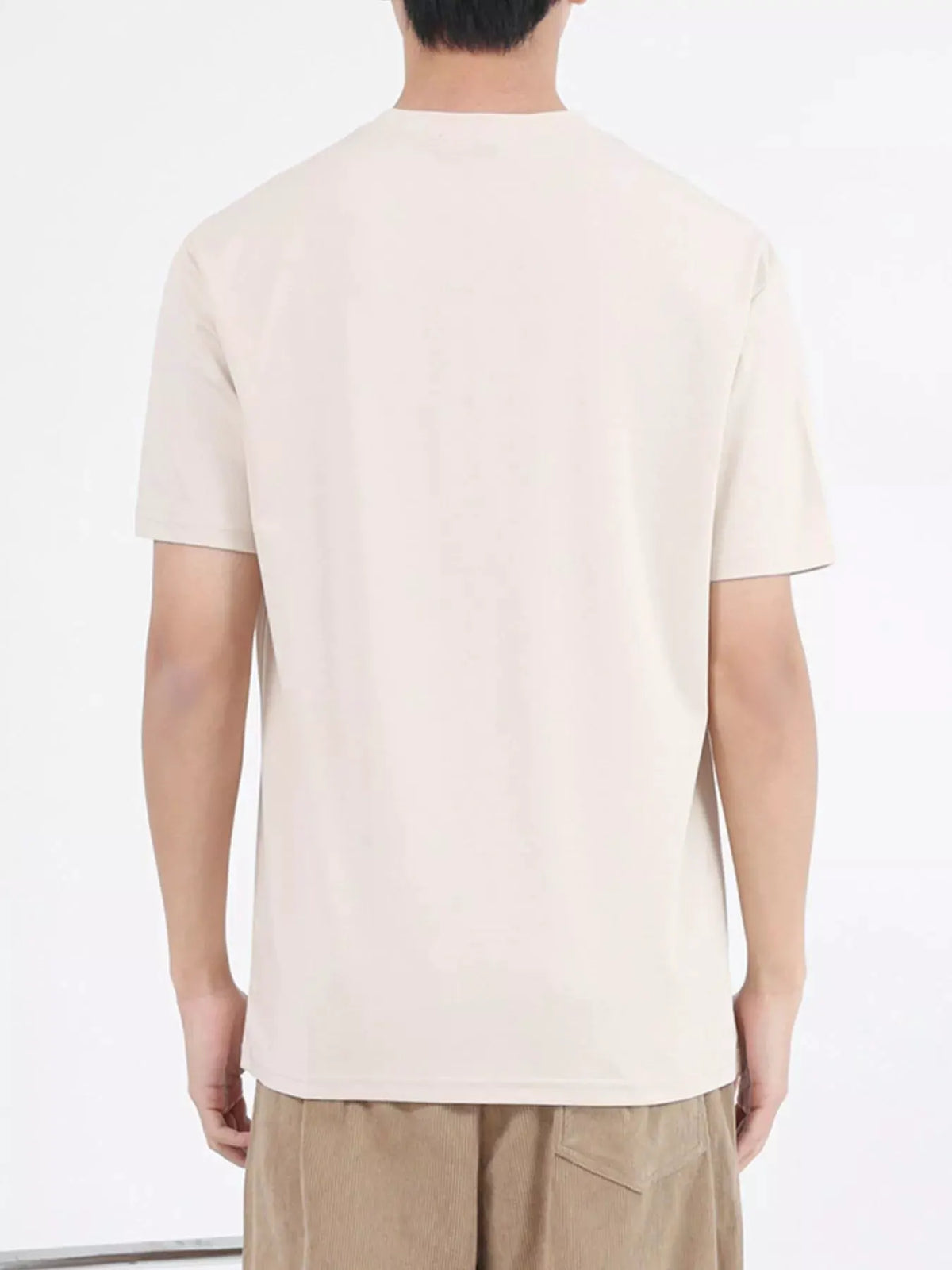 Men's Plus Size Classic Crew Neck T-Shirt by Trendsi