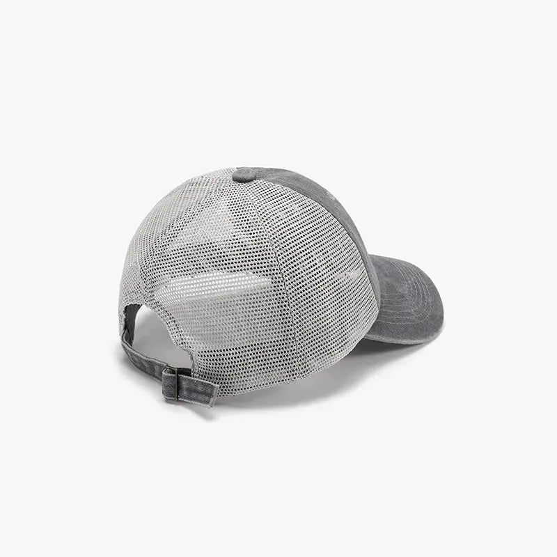 Breathable Mesh Adjustable Baseball Cap by Partner Label