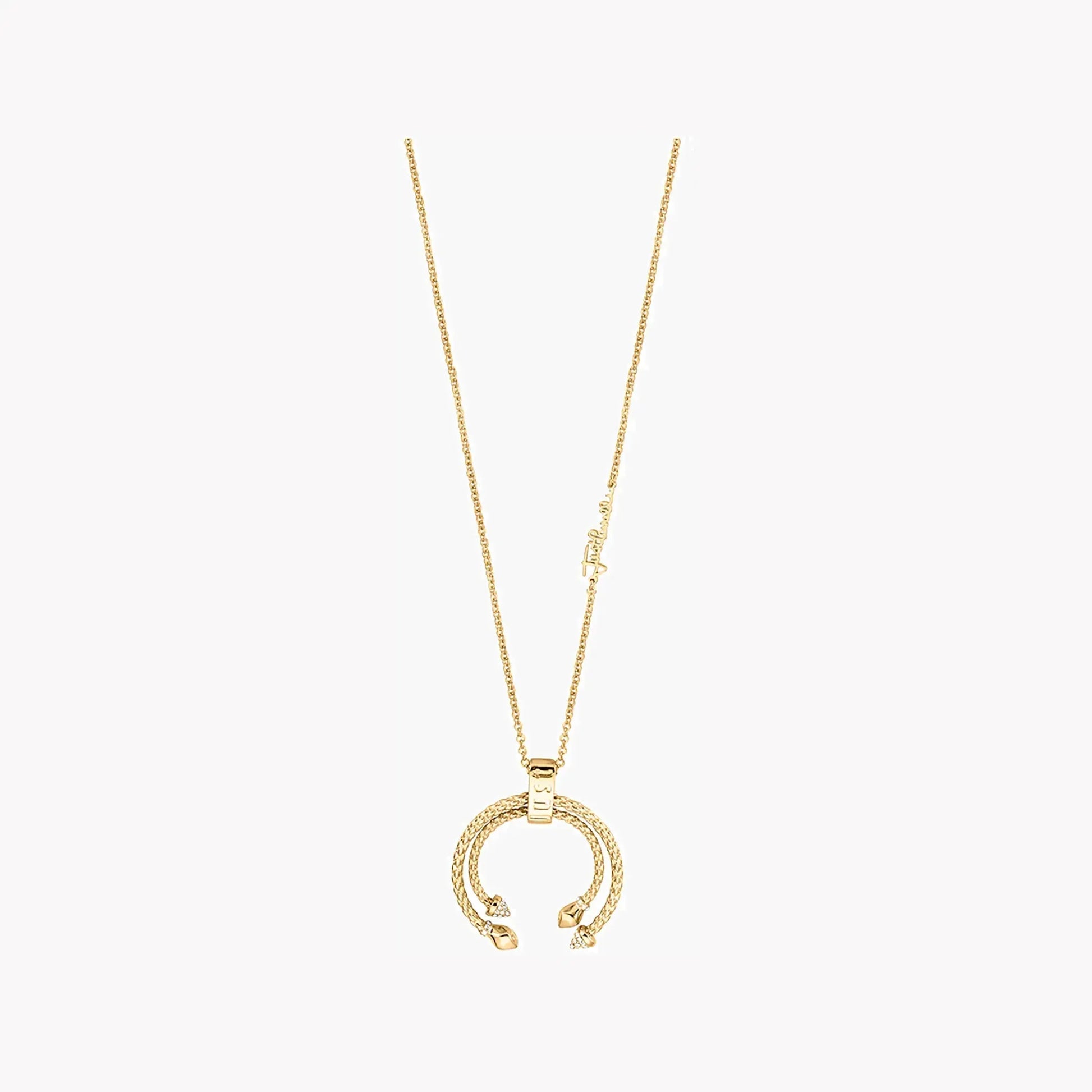 Just Cavalli Women's Gold Brass Necklace, Gold Tone | Jcnl00400200 by JUST CAVALLI