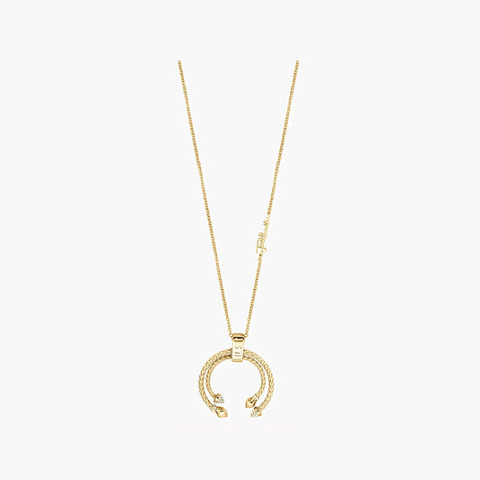Just Cavalli Women's Gold Brass Necklace, Gold Tone | Jcnl00400200 by JUST CAVALLI