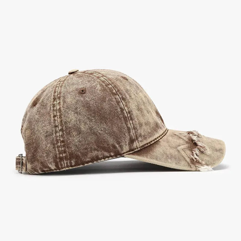 Fringe Adjustable Cotton Baseball Cap by Partner Label