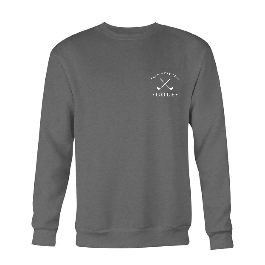 Men's Golf Crew Sweatshirt, Charcoal by Golf Collection