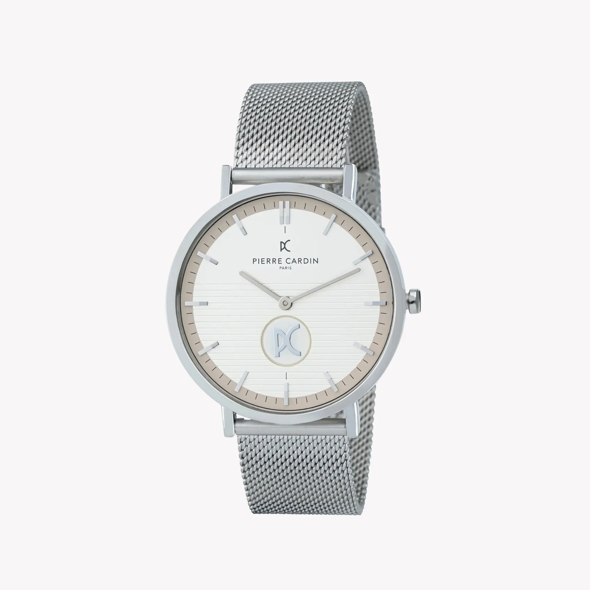 Pierre Cardin Men's Silver Stainless Steel Watch, Gray Dial | Cbv.1053 by PIERRE CARDIN