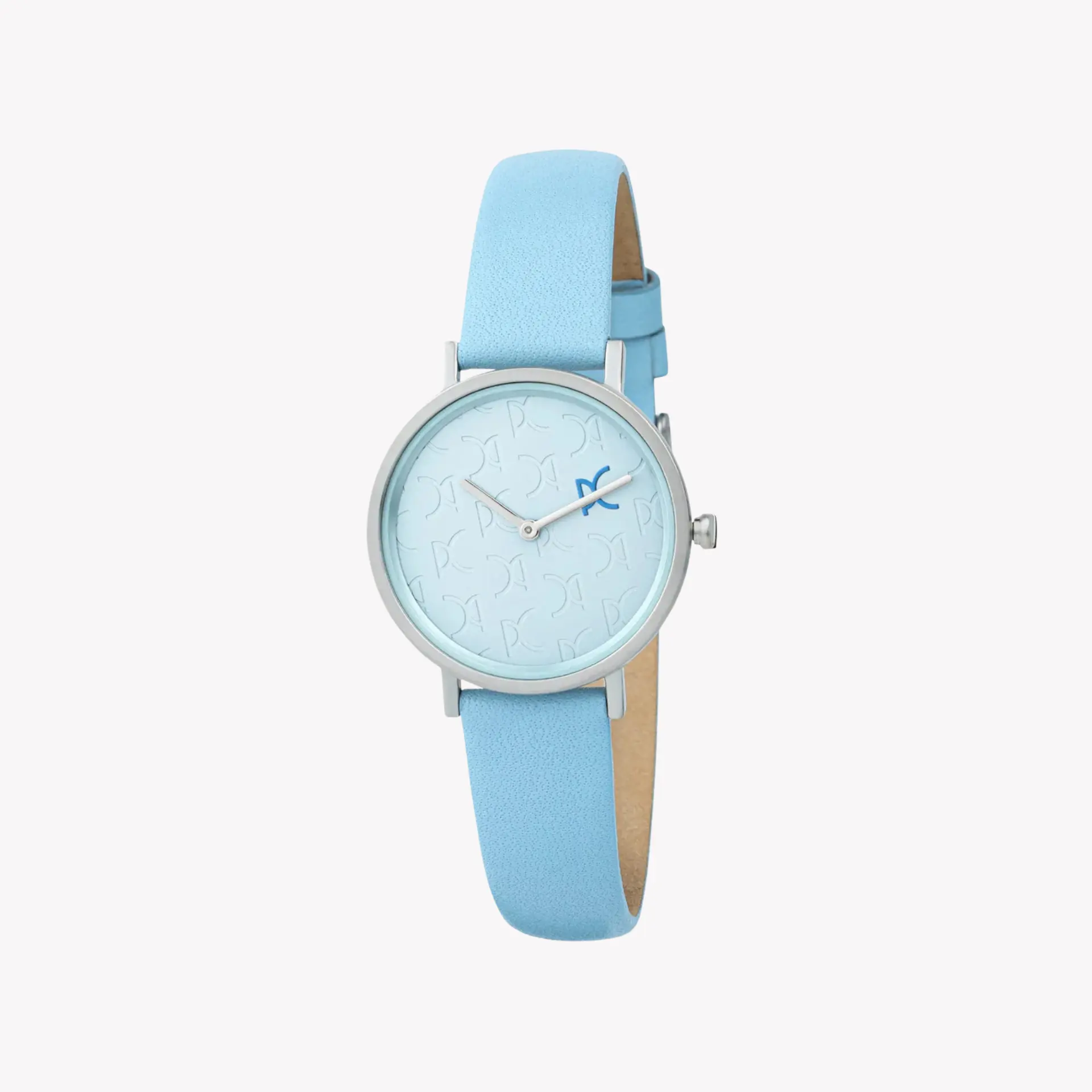 Pierre Cardin Women's Blue Leather Watch, Silver Case | Cbv.1521 by PIERRE CARDIN