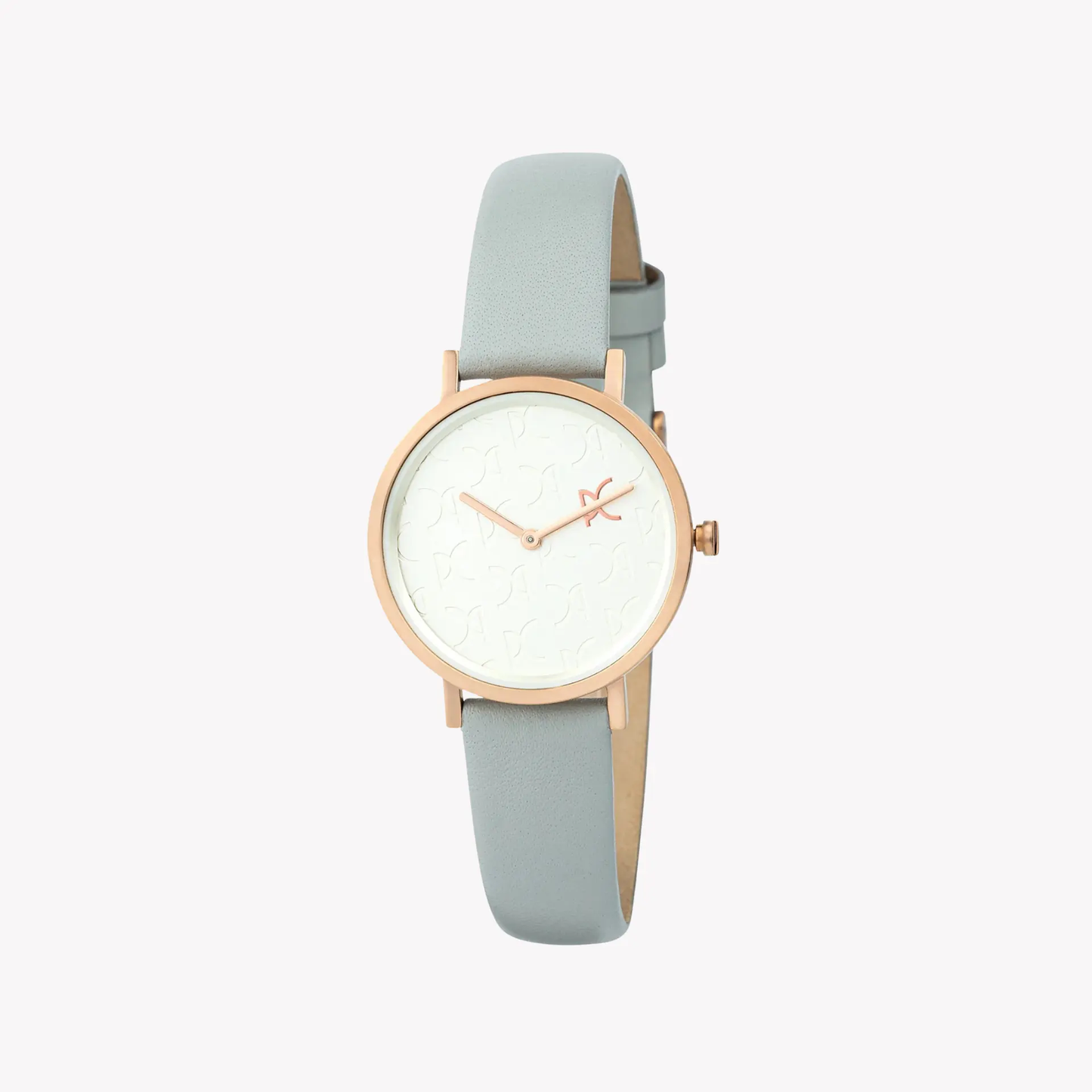 Pierre Cardin Women's Gray Leather Watch, Rose Gold Case | Cbv.1520 by PIERRE CARDIN