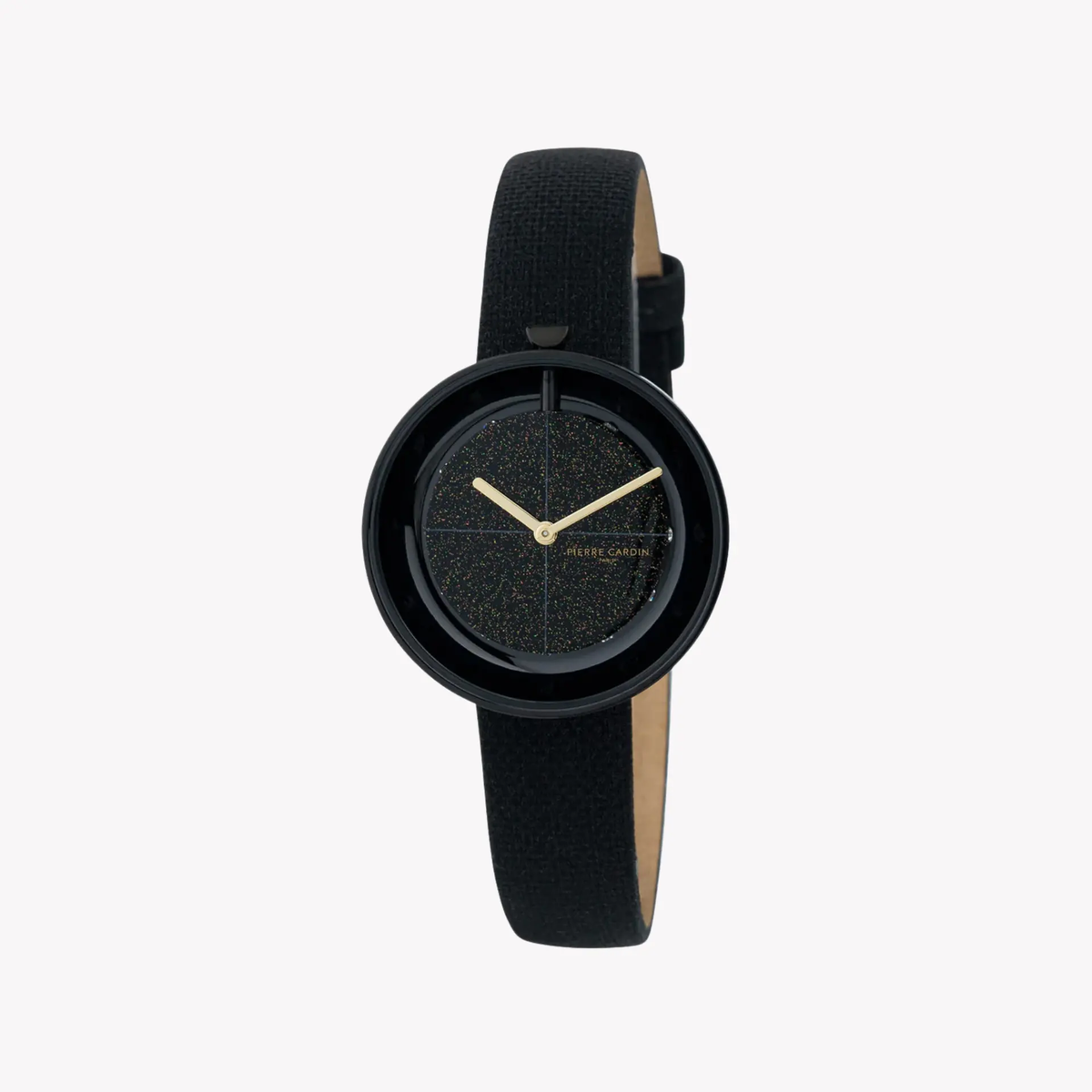 Pierre Cardin Women's Black Leather Watch, Stainless Steel | Cma.0011 by PIERRE CARDIN