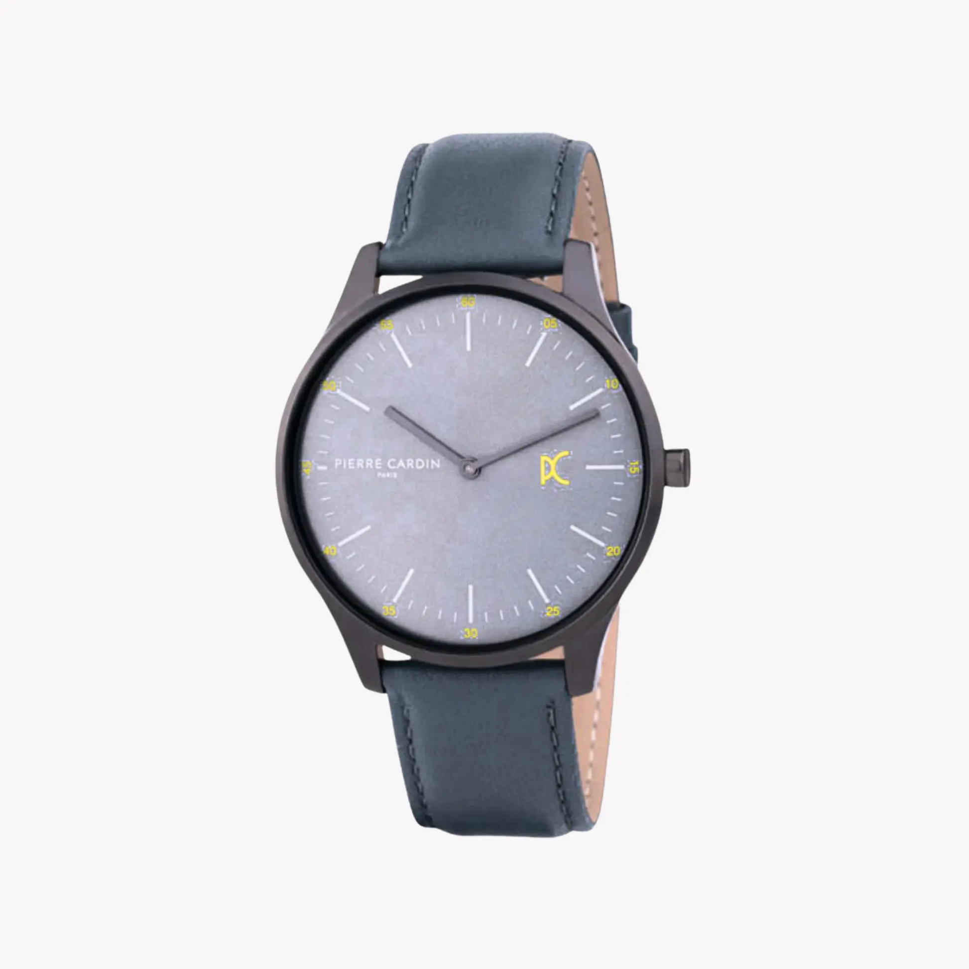 Pierre Cardin Men's Gray Leather & Stainless Steel Watch | Cba.4007 by PIERRE CARDIN