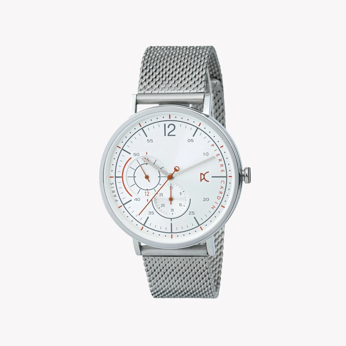 Pierre Cardin Men's Silver Stainless Steel Watch, Silver Dial | Cbn.3021 by PIERRE CARDIN
