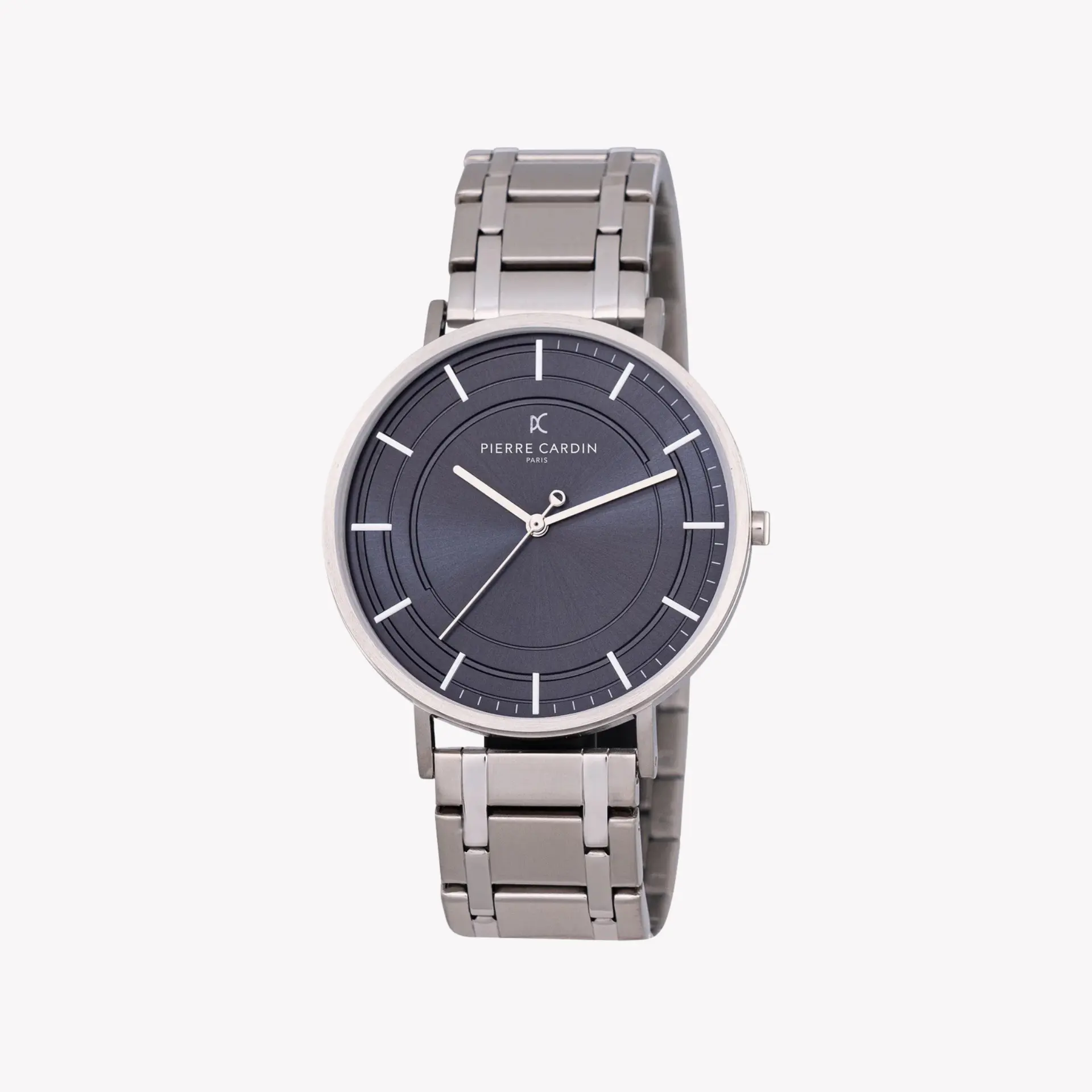 Pierre Cardin Men's Silver Watch, Blue Dial | Cbn.3032 by PIERRE CARDIN
