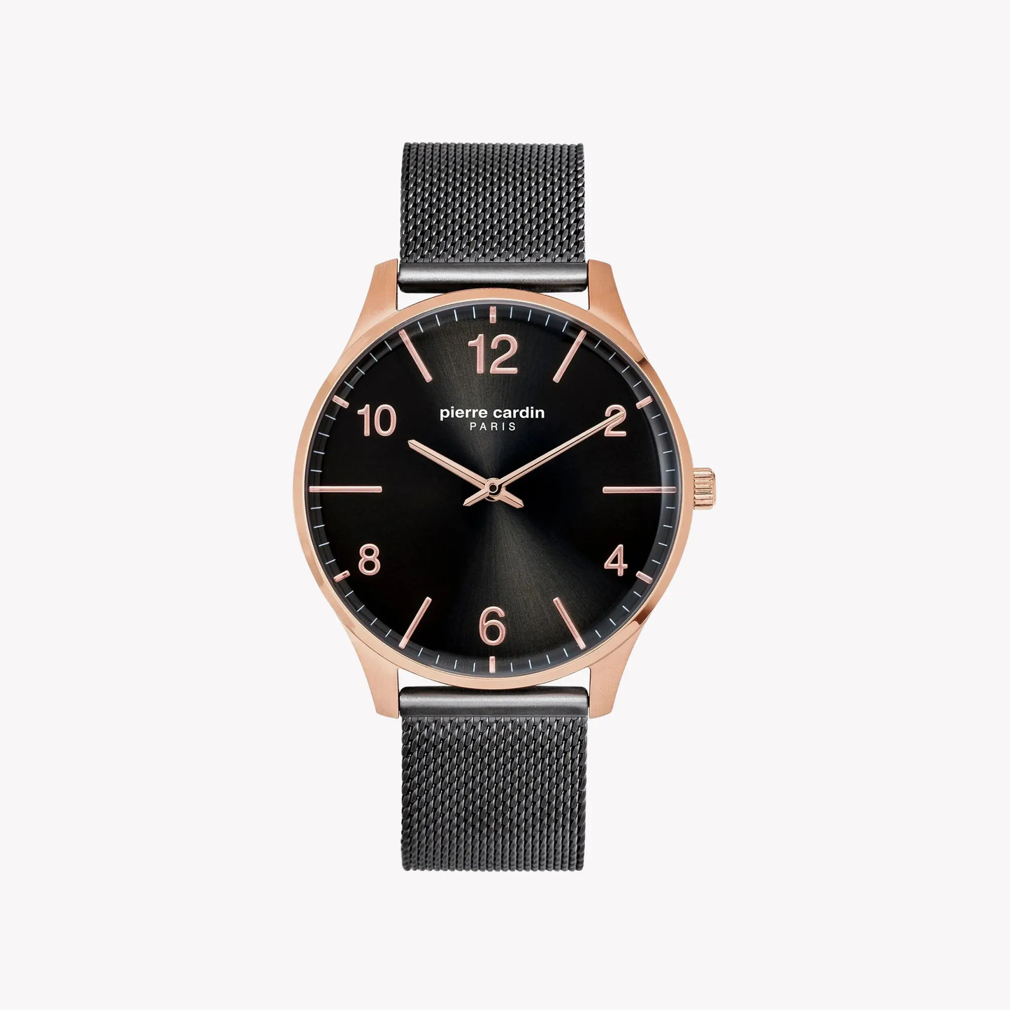 Pierre Cardin Men's Black & Rose Gold Watch, Stainless Steel | Pc902711f109 by PIERRE CARDIN