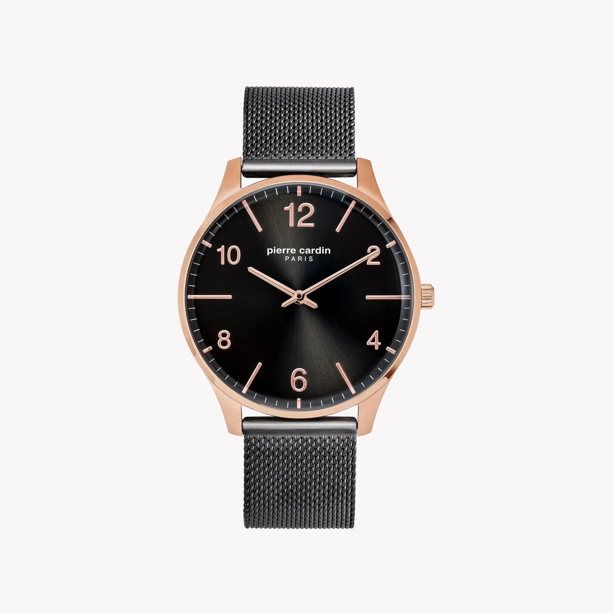Pierre Cardin Men's Black & Rose Gold Watch, Stainless Steel | Pc902711f109 by PIERRE CARDIN