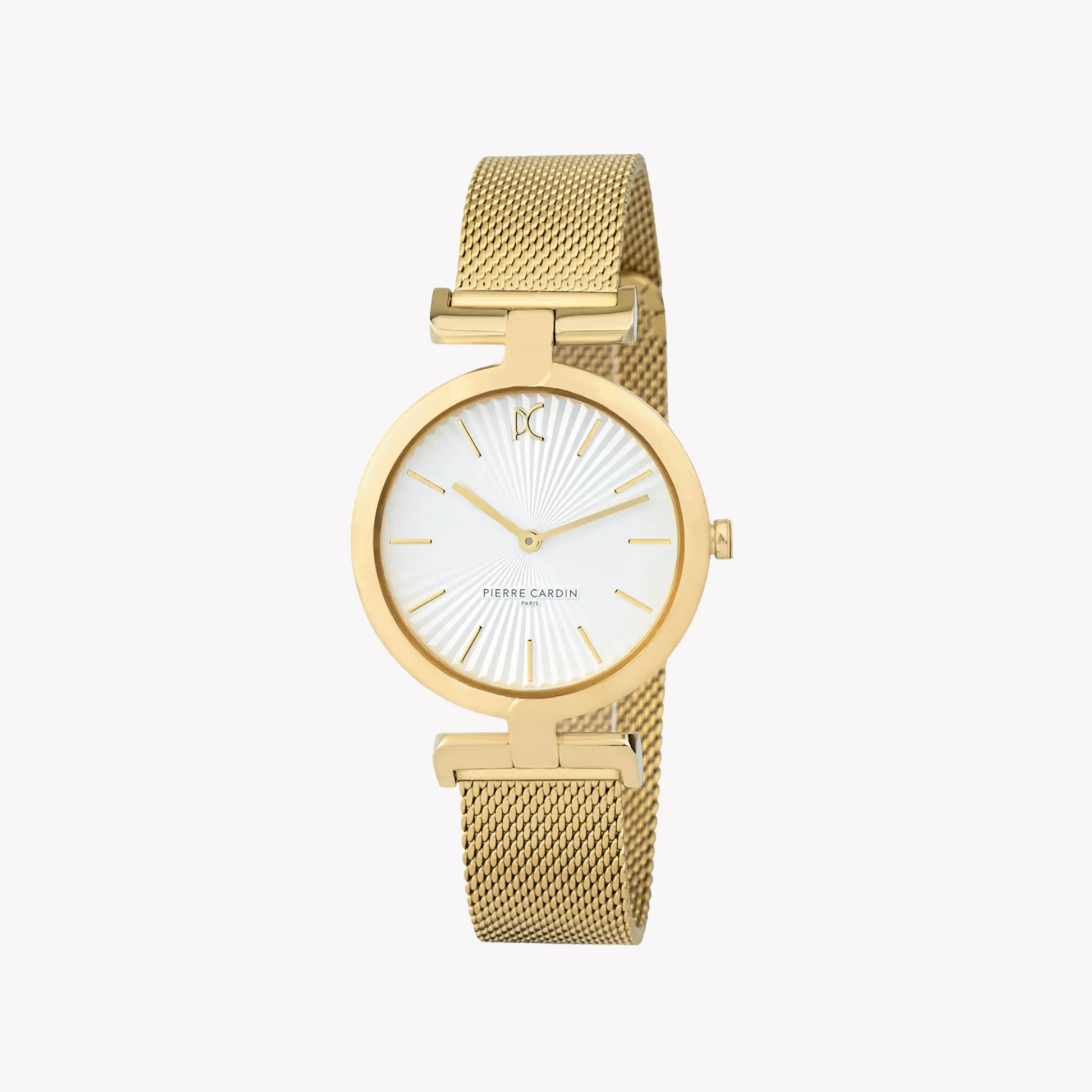 Pierre Cardin Women's Gold Stainless Steel Watch, Silver Dial | Cmd.3507 by PIERRE CARDIN