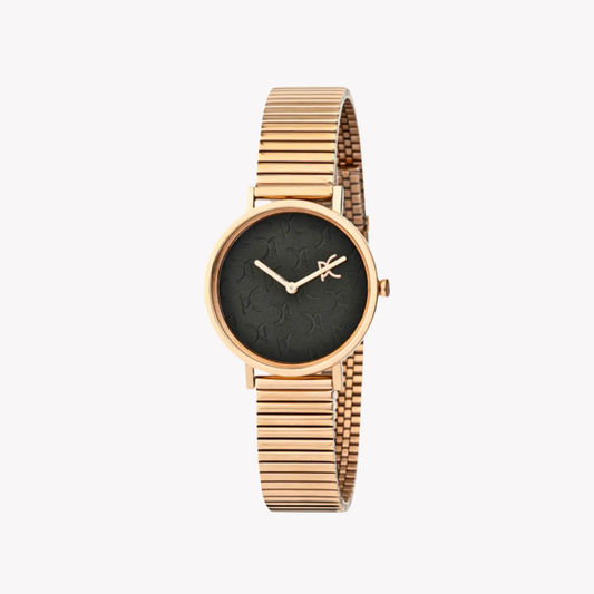 Pierre Cardin Women's Rose Gold Watch, Black Dial | Cbv.1513 by PIERRE CARDIN