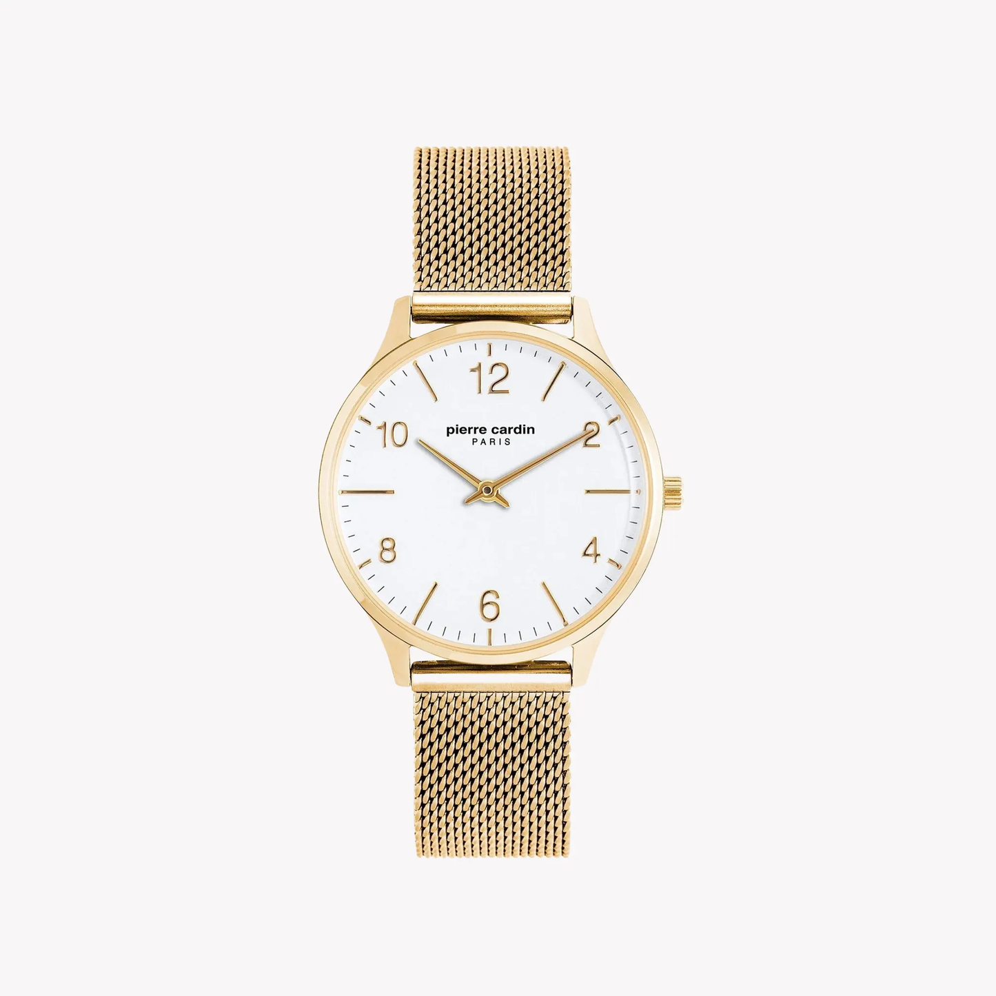 Pierre Cardin Women's Gold Watch, White Dial | Pc902722f118 by PIERRE CARDIN