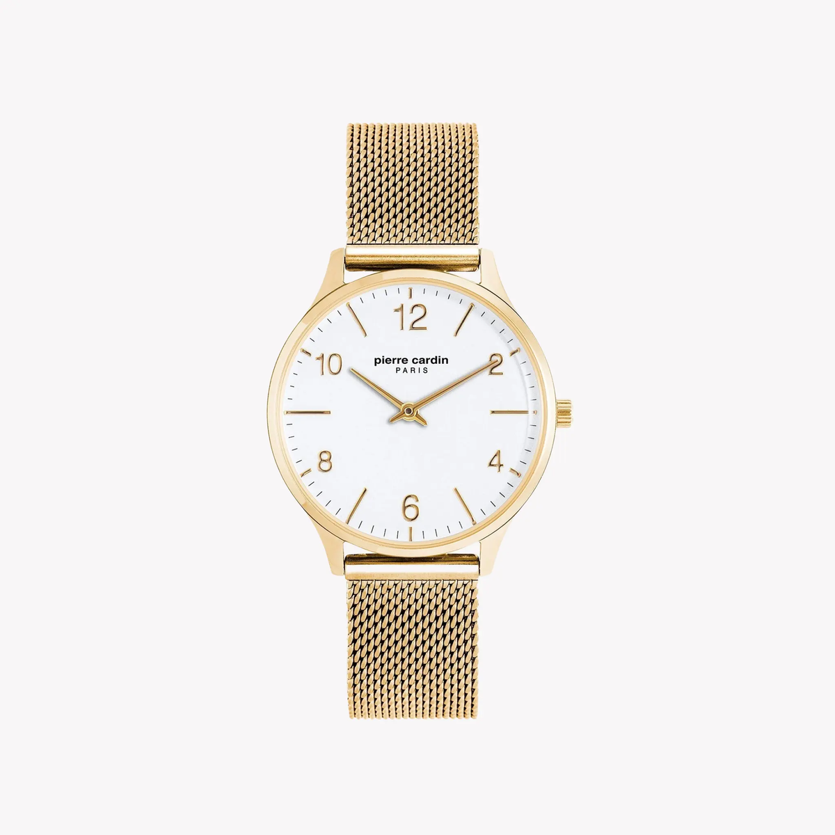 Pierre Cardin Women's Gold Watch, White Dial | Pc902722f118 by PIERRE CARDIN