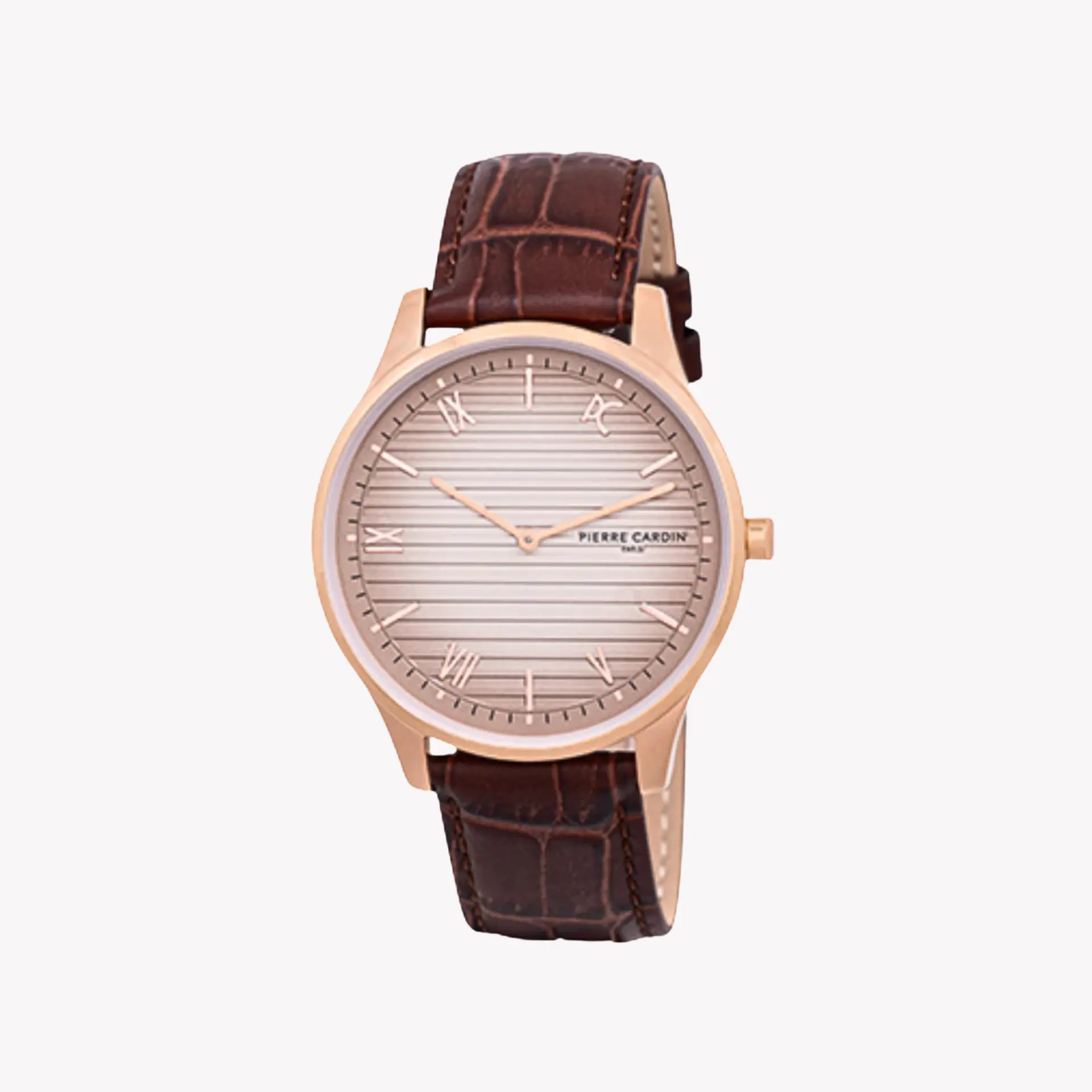 Pierre Cardin Men's Rose Gold Watch, Beige Dial | Cba.4021 by PIERRE CARDIN