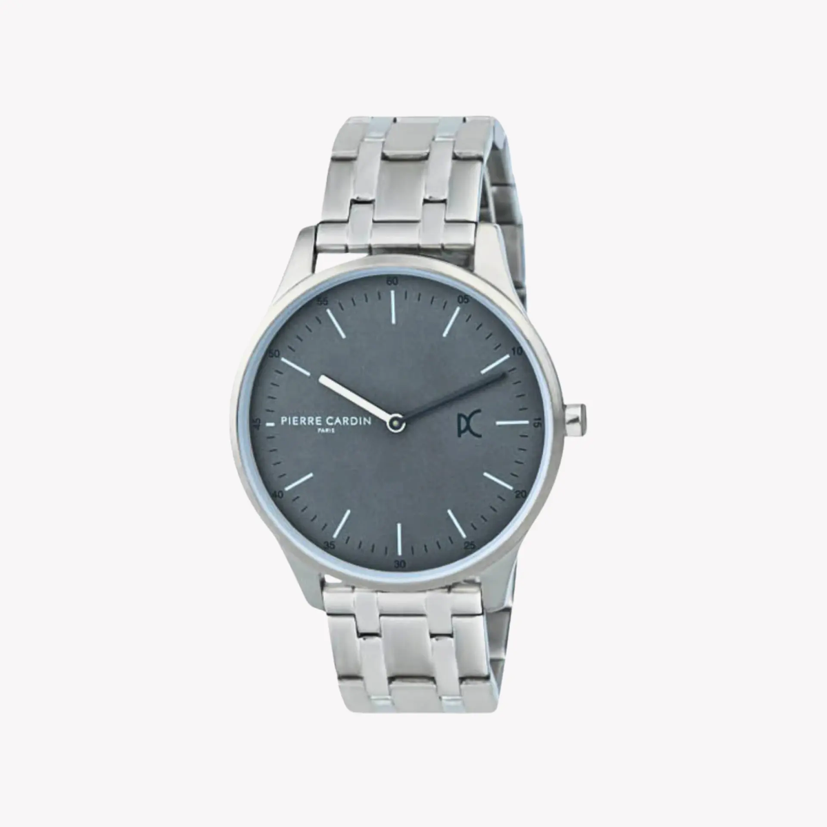 Pierre Cardin Men's Silver Stainless Steel Watch, Gray Dial | Cba.4011 by PIERRE CARDIN
