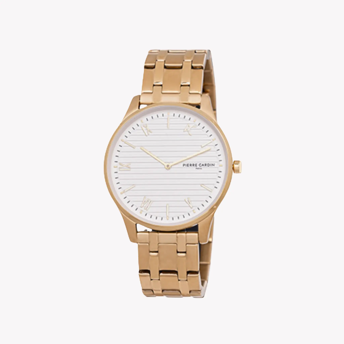 Pierre Cardin Men's Gold Watch, White Dial | Cba.4019 by PIERRE CARDIN