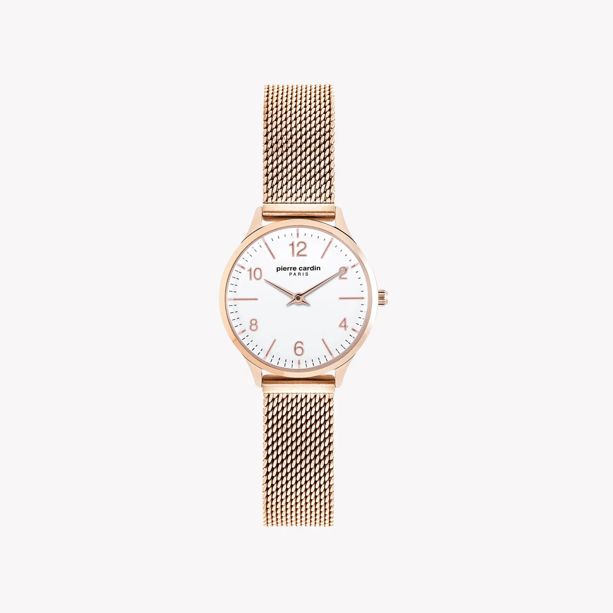 Pierre Cardin Women's Rose Gold Watch, White Dial | Pc902682f120 by PIERRE CARDIN