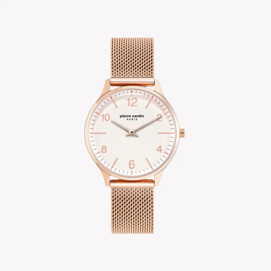 Pierre Cardin Women's Rose Gold Watch, Round Dial | Pc902722f108 by PIERRE CARDIN