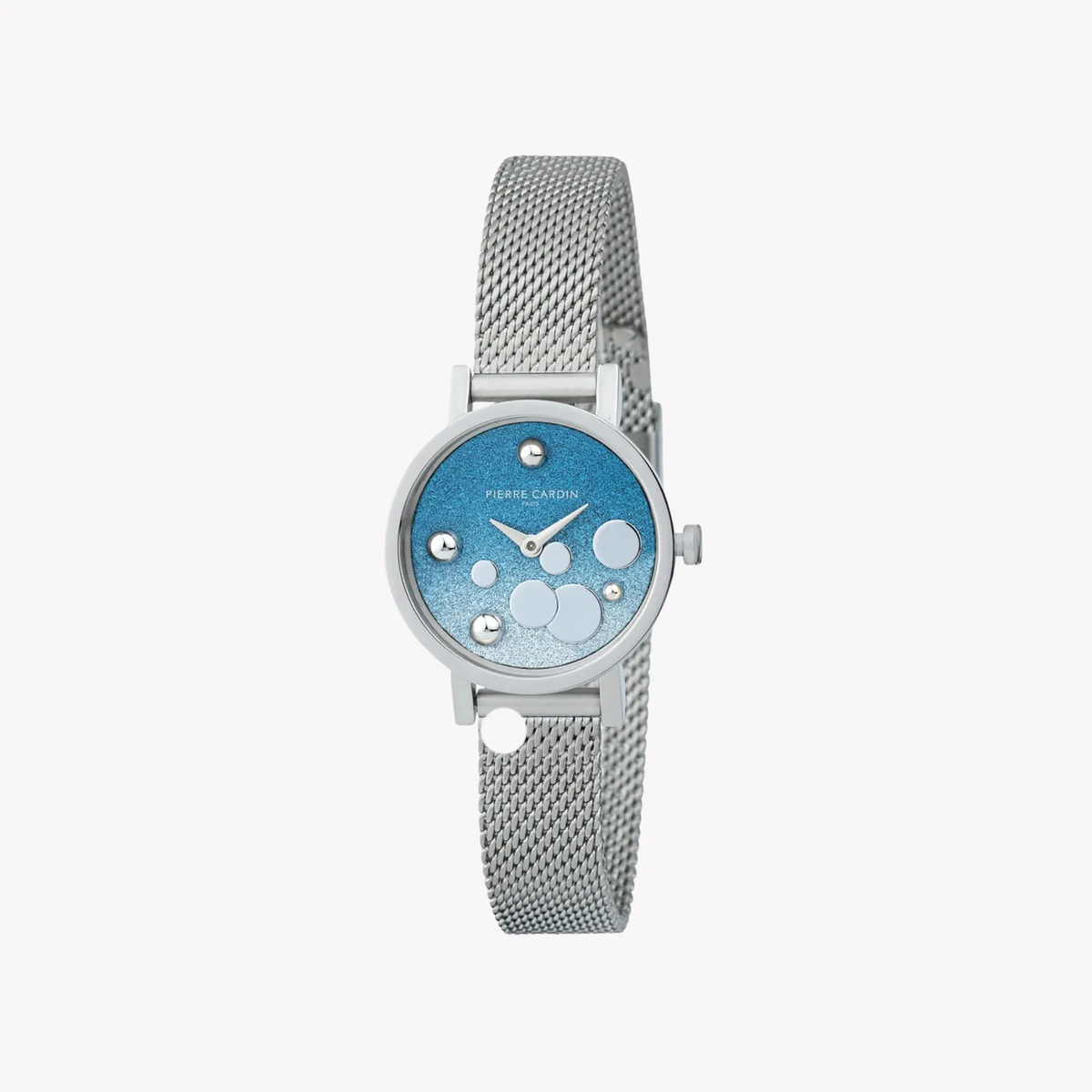 Pierre Cardin Women's Silver & Blue Watch, Stainless Steel | Ccm.0512 by PIERRE CARDIN