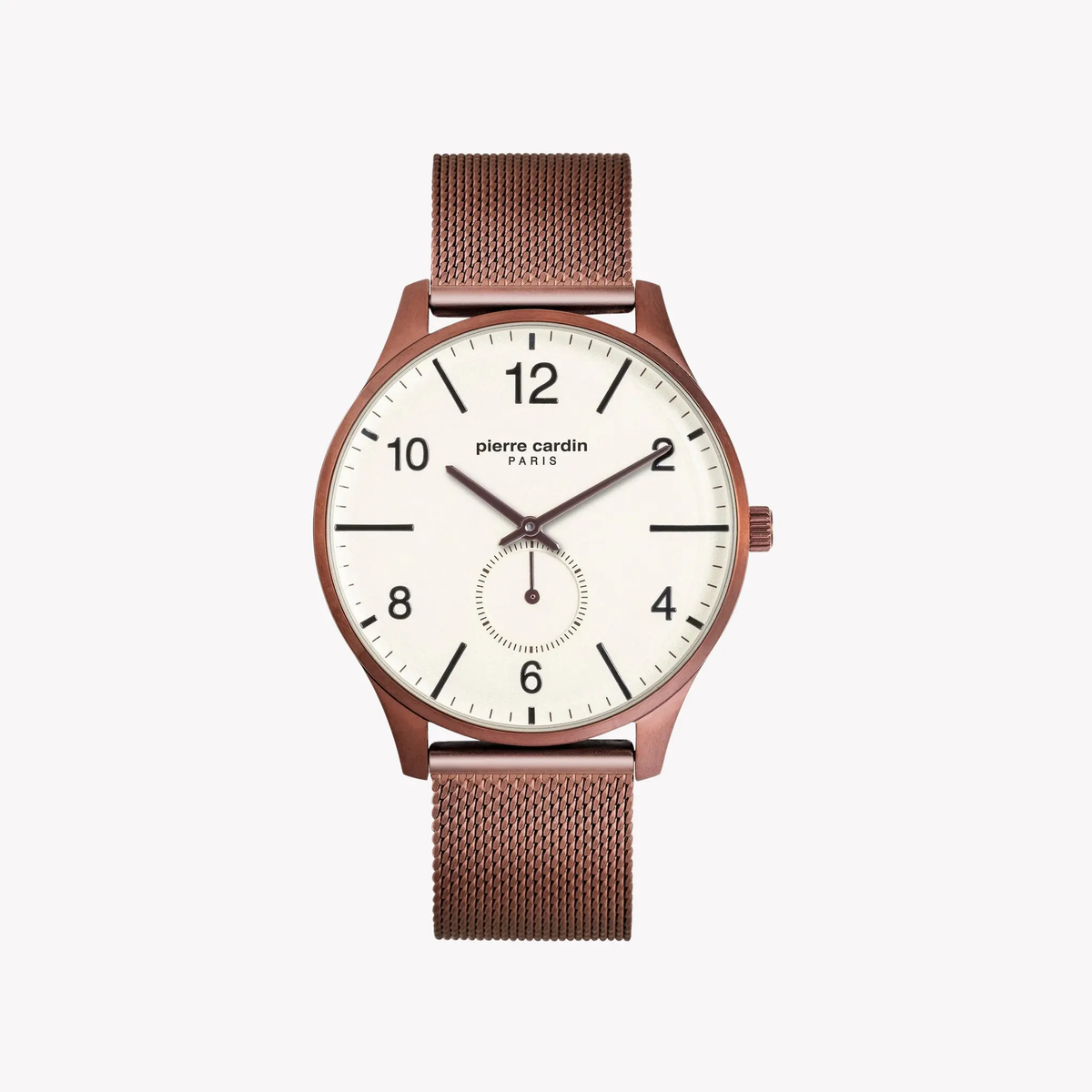 Pierre Cardin Men's Copper Stainless Steel Watch, White Dial | Pc902671f124 by PIERRE CARDIN