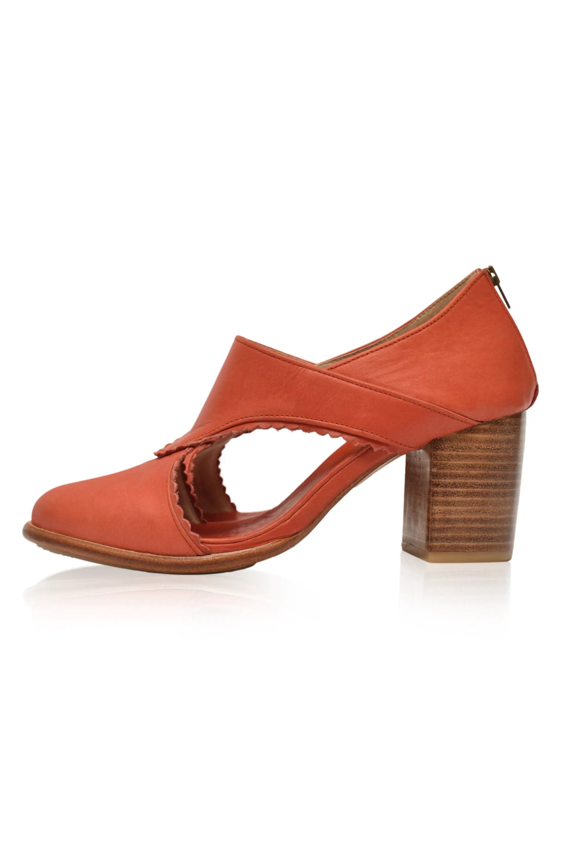 Rain Kiss Leather Heel Booties by ELF