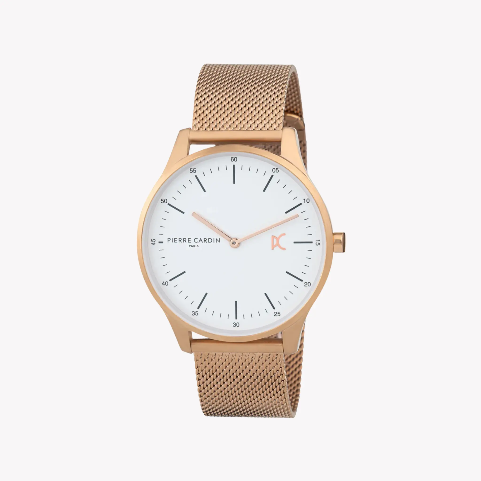 Pierre Cardin Men's Rose Gold Watch, Silver Dial | Cba.4013 by PIERRE CARDIN