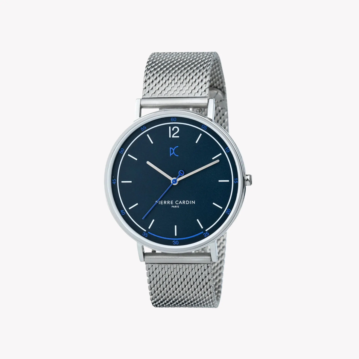 Pierre Cardin Men's Silver Stainless Steel Watch, Blue Dial | Cbn.3006 by PIERRE CARDIN