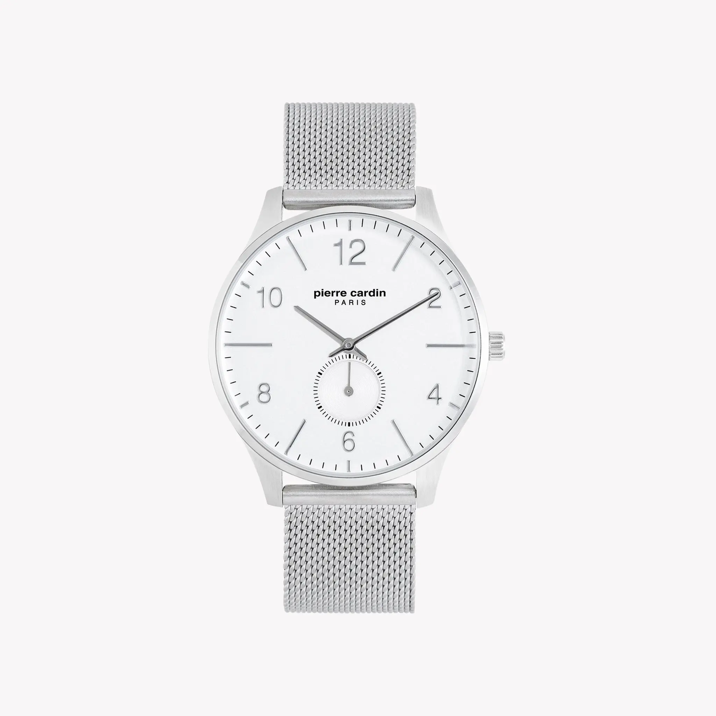 Pierre Cardin Men's Silver Watch, Rose Dial | Pc902671f101 by PIERRE CARDIN