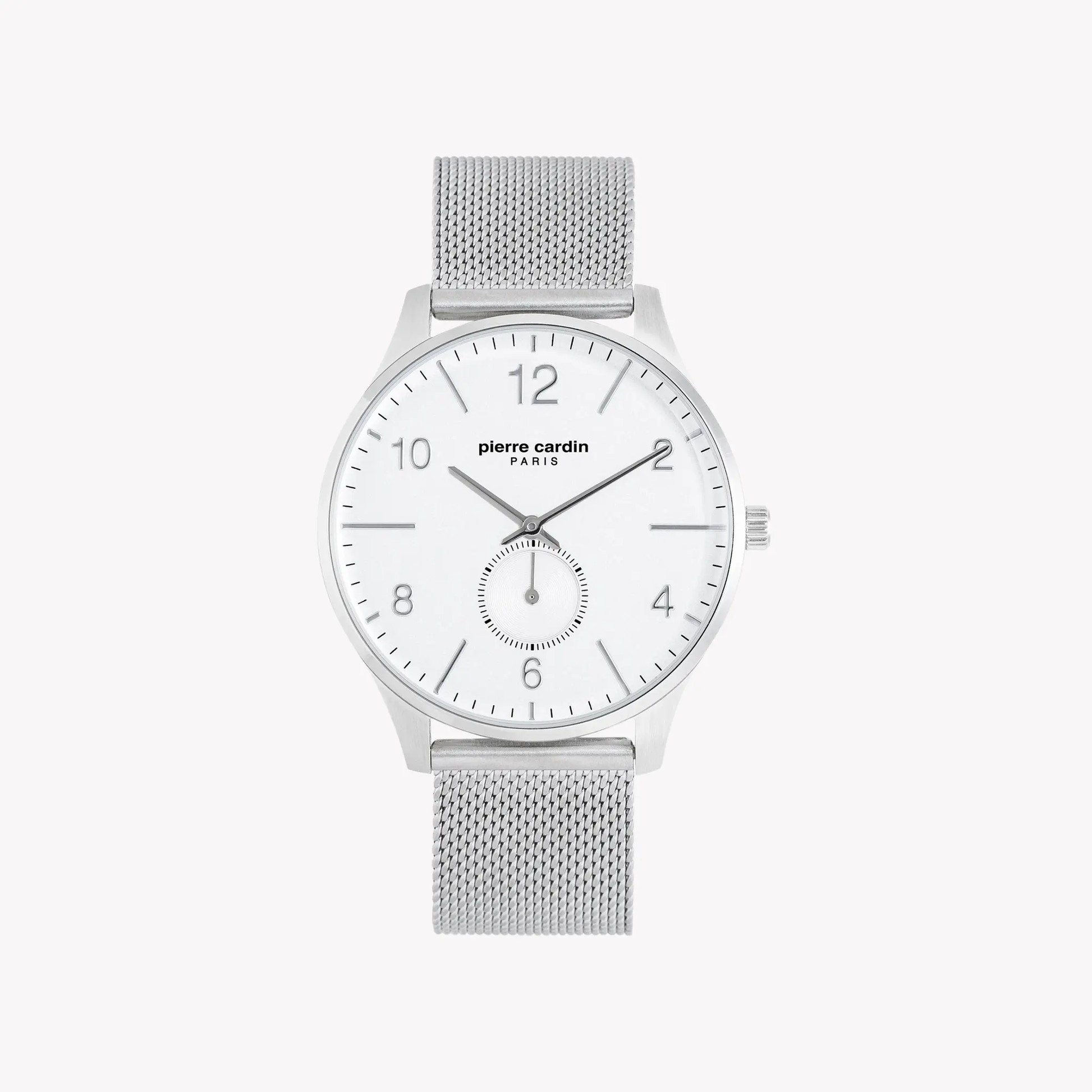 Pierre Cardin Men's Silver Watch, Rose Dial | Pc902671f101 by PIERRE CARDIN