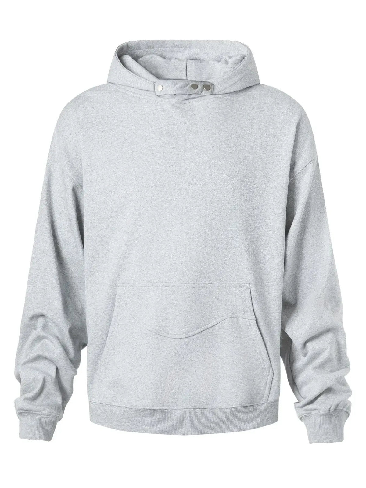 Men's Long Sleeve Hoodie with Pocket by Trendsi