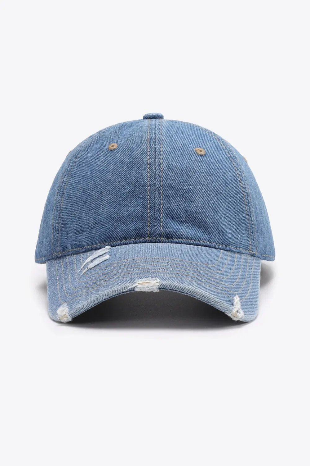 Distressed Adjustable Baseball Cap by Partner Label