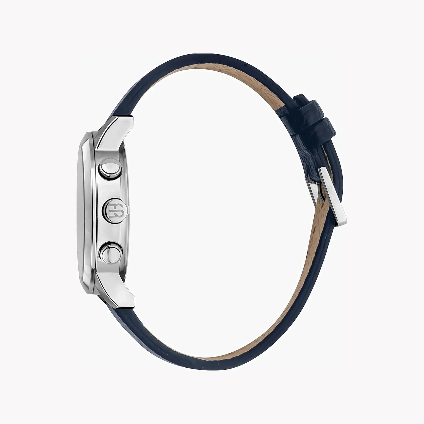 Esprit Men's Blue Leather Watch, Silver Dial | Es1g146m0025 by ESPRIT