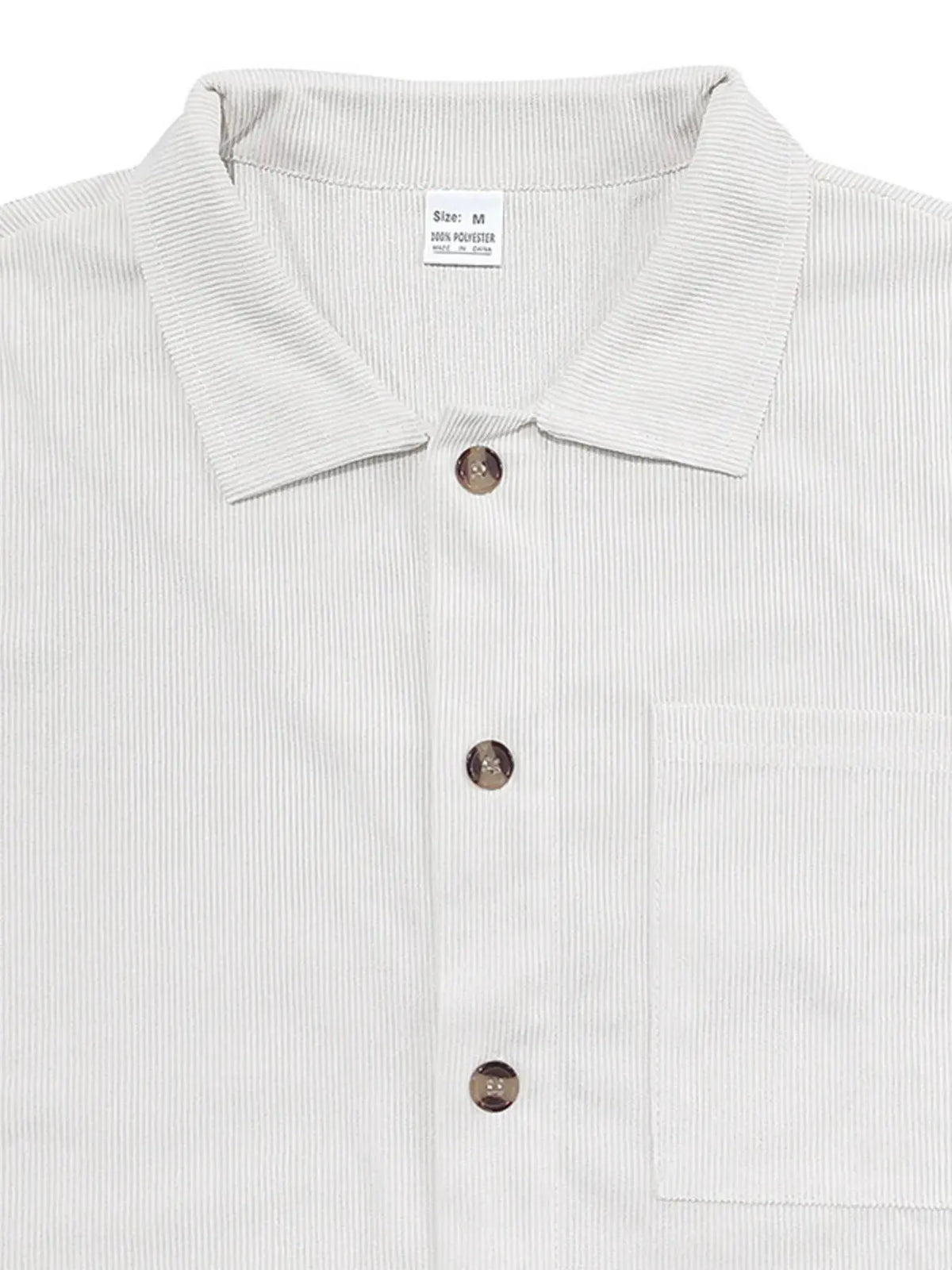 Men's Full Size Button Up Top and Shorts Set Plus Size by Trendsi