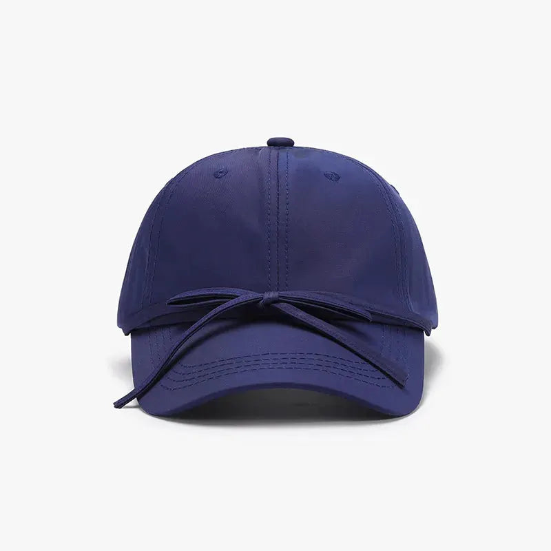 Tied Bow Cotton Baseball Cap by Partner Label