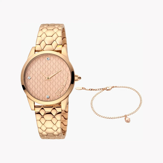 Just Cavalli Women's Rose Gold Watch, Elegant Design | Jc1l087m0065 by JUST CAVALLI